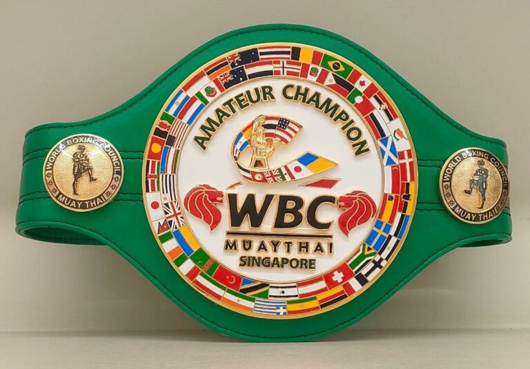 Amateur Belts Wbc Amateur Muaythai